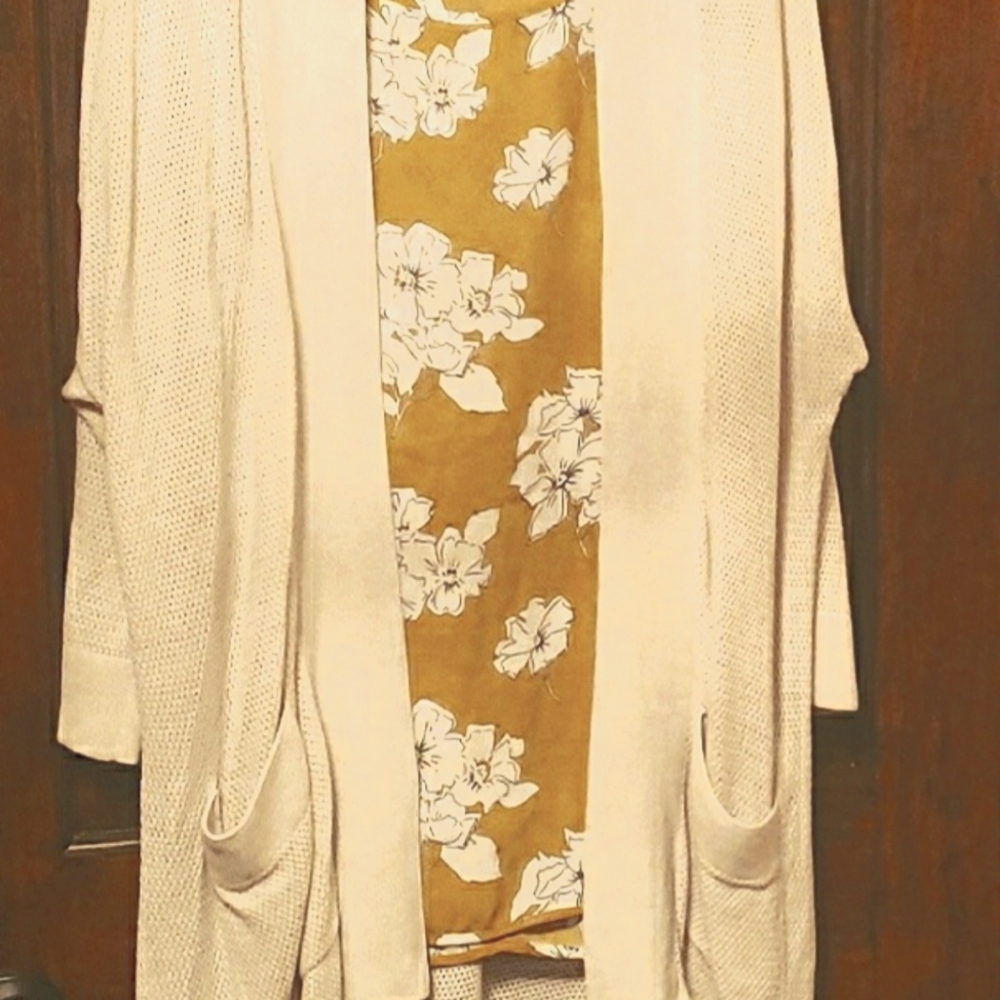 Ann Taylor XL Duster Cardigan Kimono